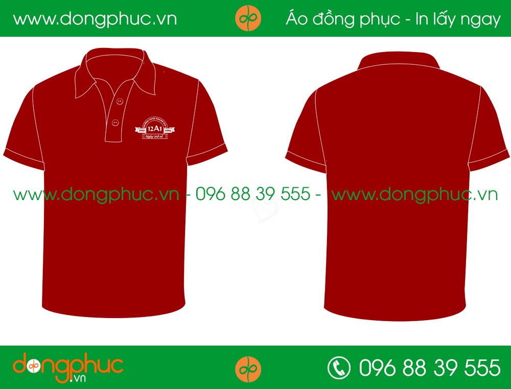 Áo phông đồng phục Lớp 12A1